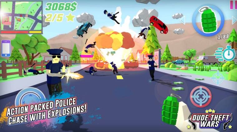 Dude Theft Wars Mod Apk